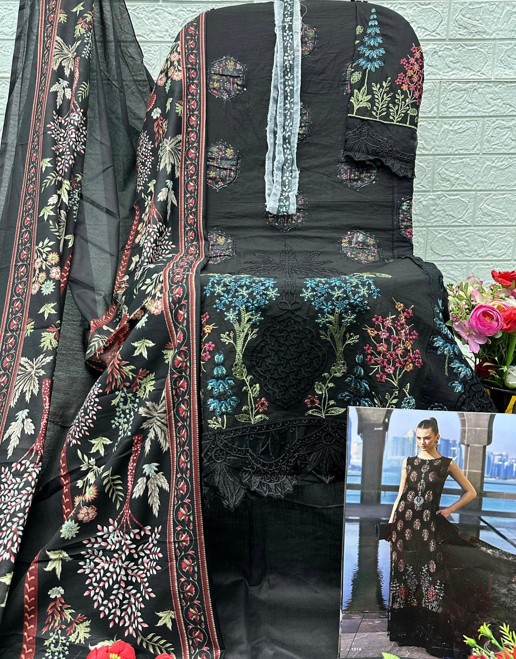 Maria b premium embroidered-4