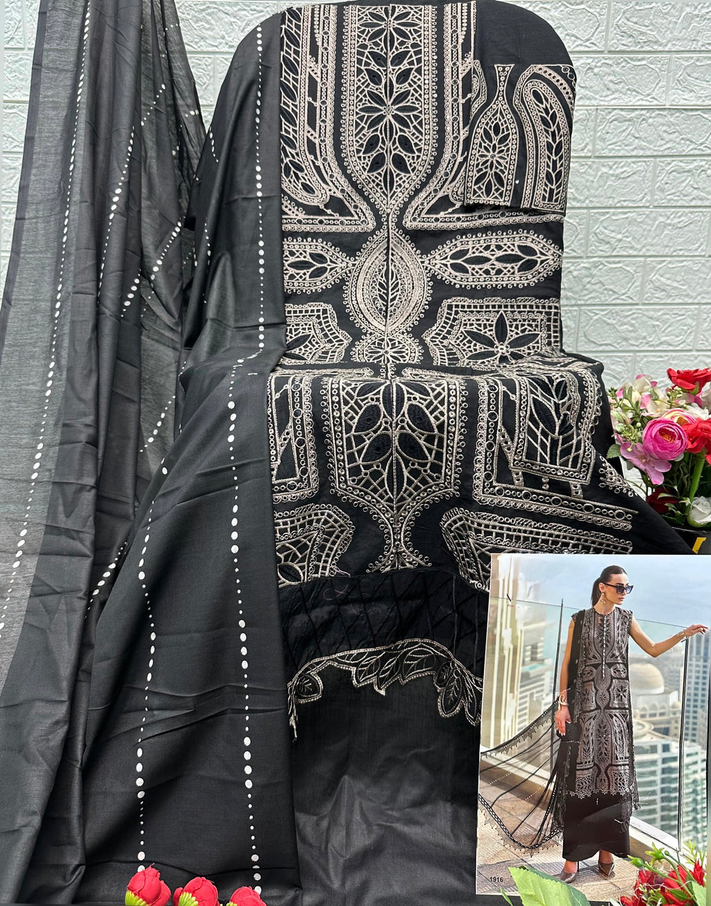 Maria b premium embroidered-4